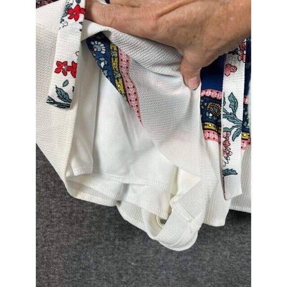 Blue Rain Women's Floral Faux Wrap Peplum Romper Size XS - Picture 3 of 6